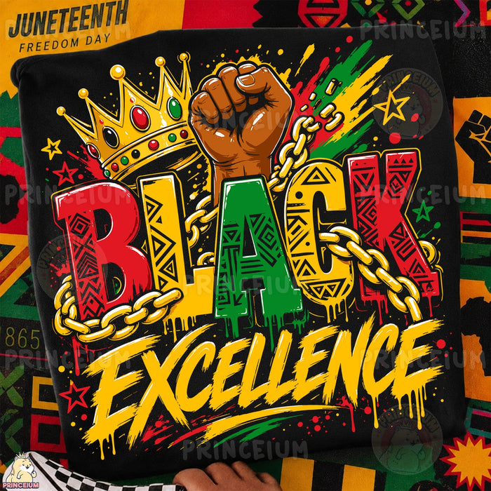 Black Excellence Crown & Fist