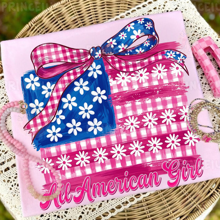 All American Girl Coquette Flag