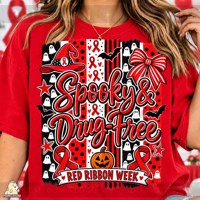 Spooky & Drug-Free Red Ribbon Week