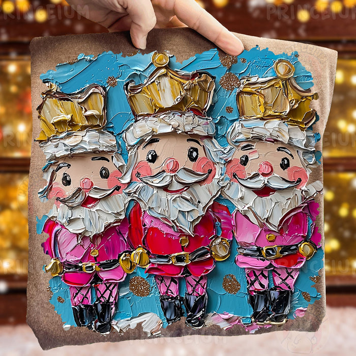 Painted Nutcracker Trio