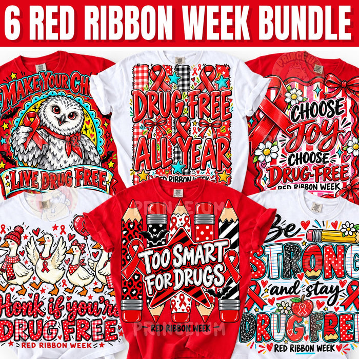 Too Smart for Drugs Red Ribbon Week Bundle