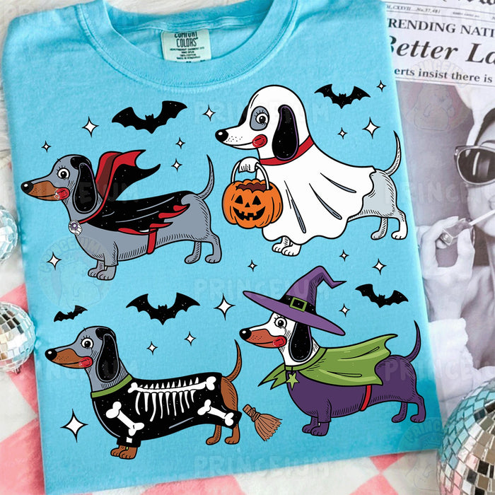 Spooky Dachshund Costume Party