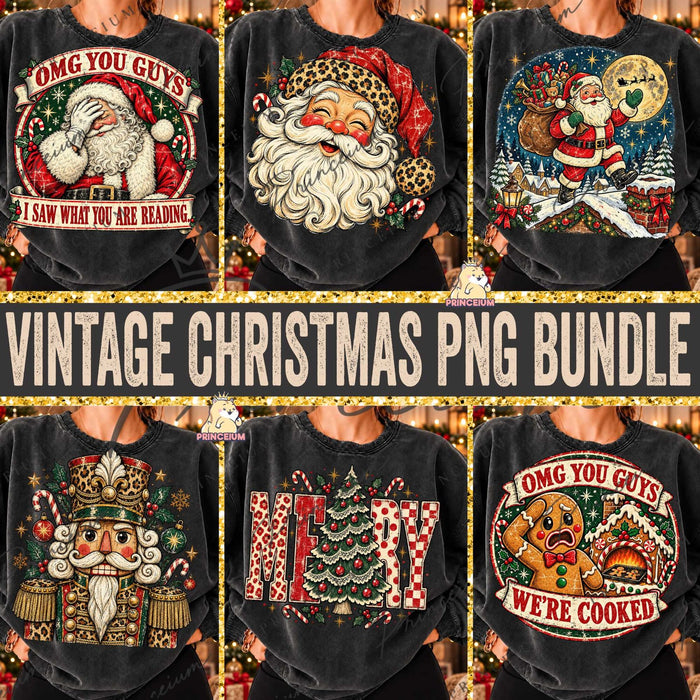 Santa & Nutcracker Vintage Christmas Bundle