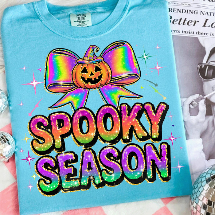 Spooky Season Pumpkin Bow