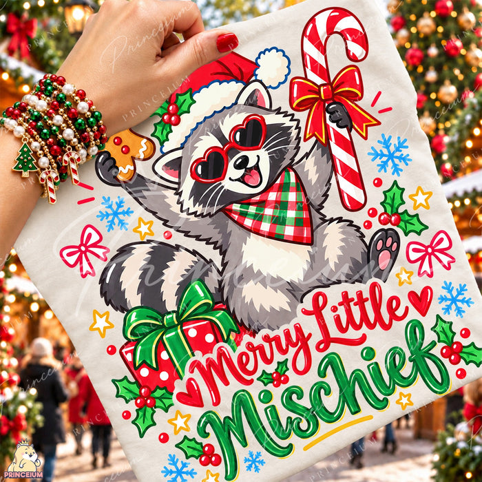 Merry Little Mischief Raccoon