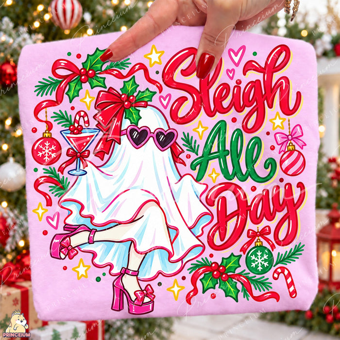 Sleigh All Day Christmas Ghost