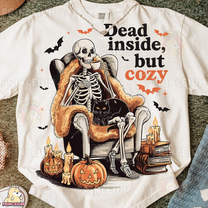 Dead Inside But Cozy Skeleton