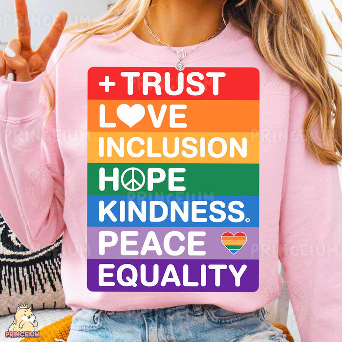 Trust Love Inclusion Pride
