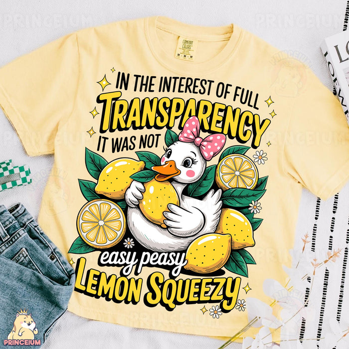 Easy Peasy Lemon Squeezy Duck