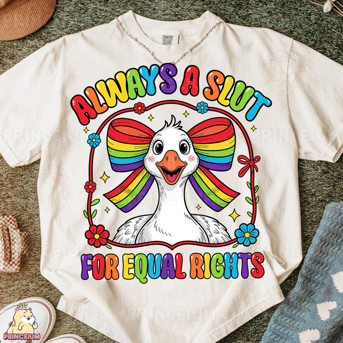 Rainbow Bow Goose Equal Rights
