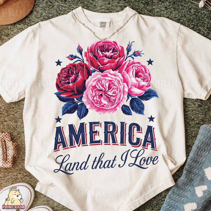 America Land That I Love Roses