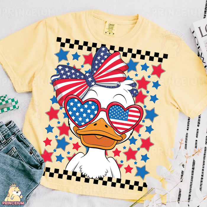 Patriotic Goose Flag Bow