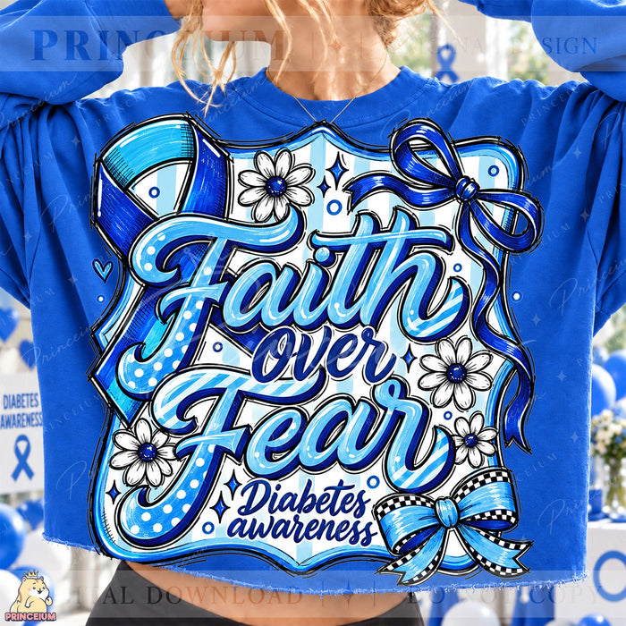 Faith Over Fear & Support Squad Diabetes Awareness Bundle