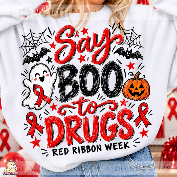 Say Boo to Drugs Red Ribbon Week