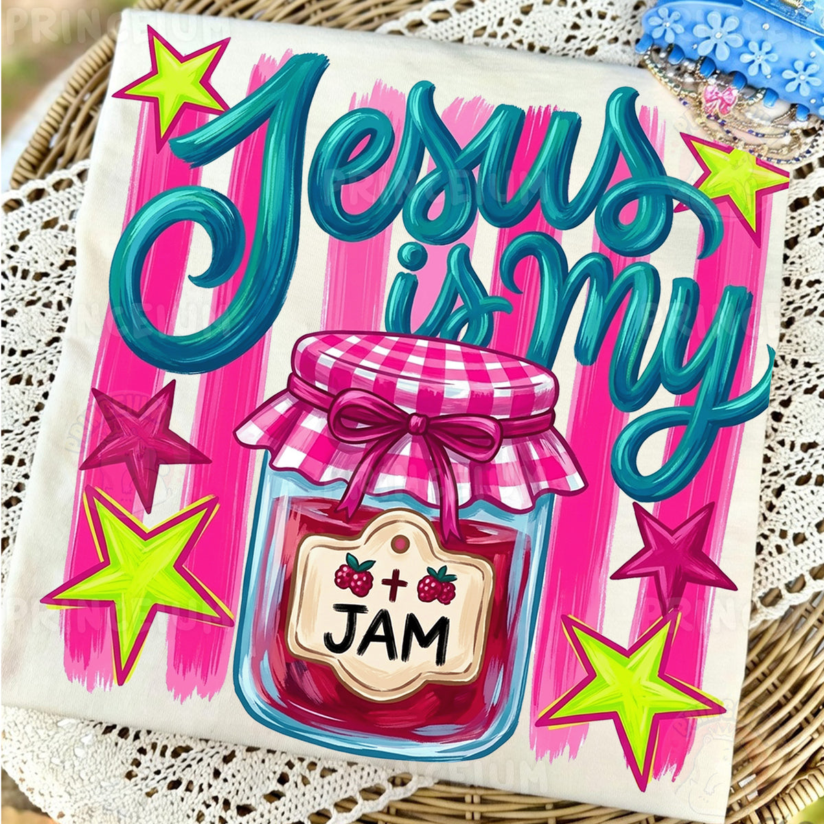 Jesus is my Jam PNG Christian Sublimation Design for Shirts