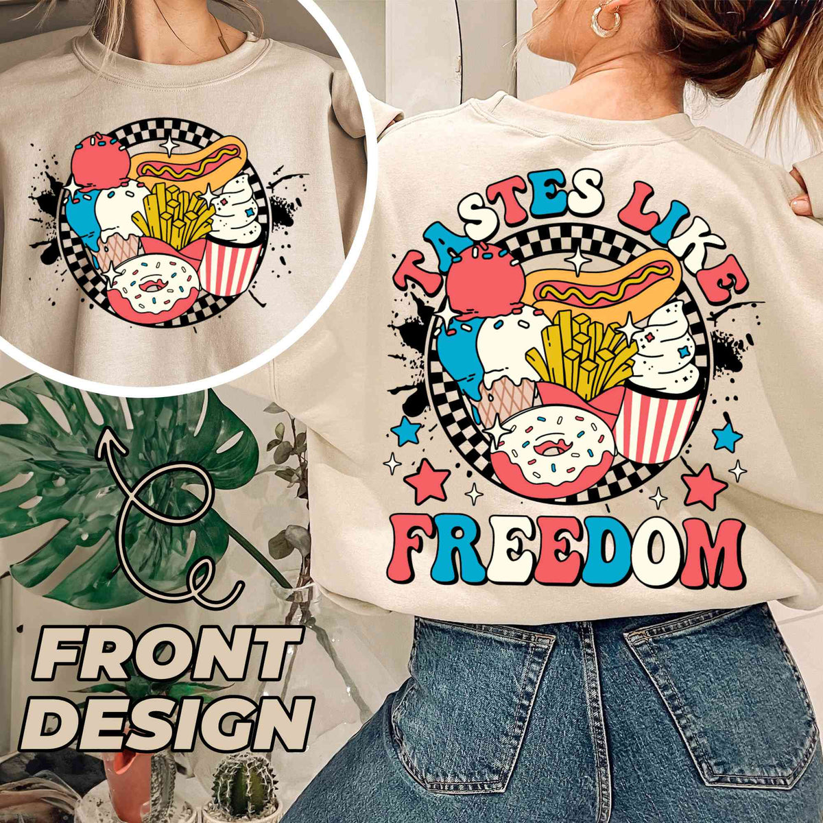 Tastes Like Freedom Png, 4th of July Png, Fourth of July Png, USA Png, America Png, Independence Day Sublimation