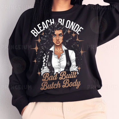 a woman with braids wearing a black sweatshirt