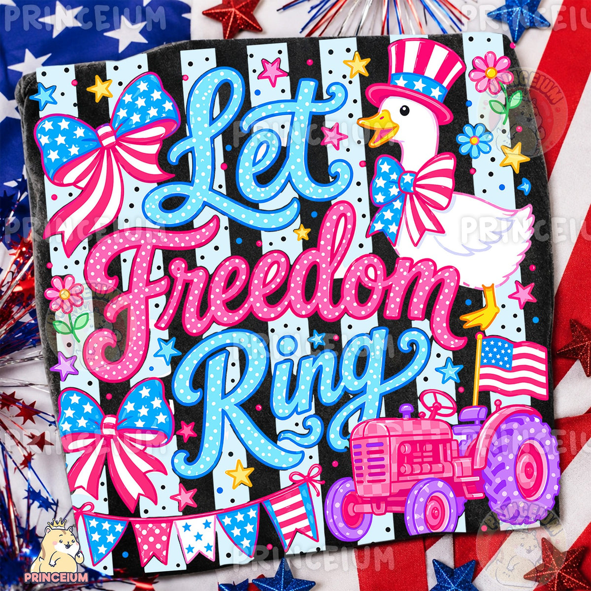 Patriotic Raccoon & Liberty Bubblegum 4th of July Bundle