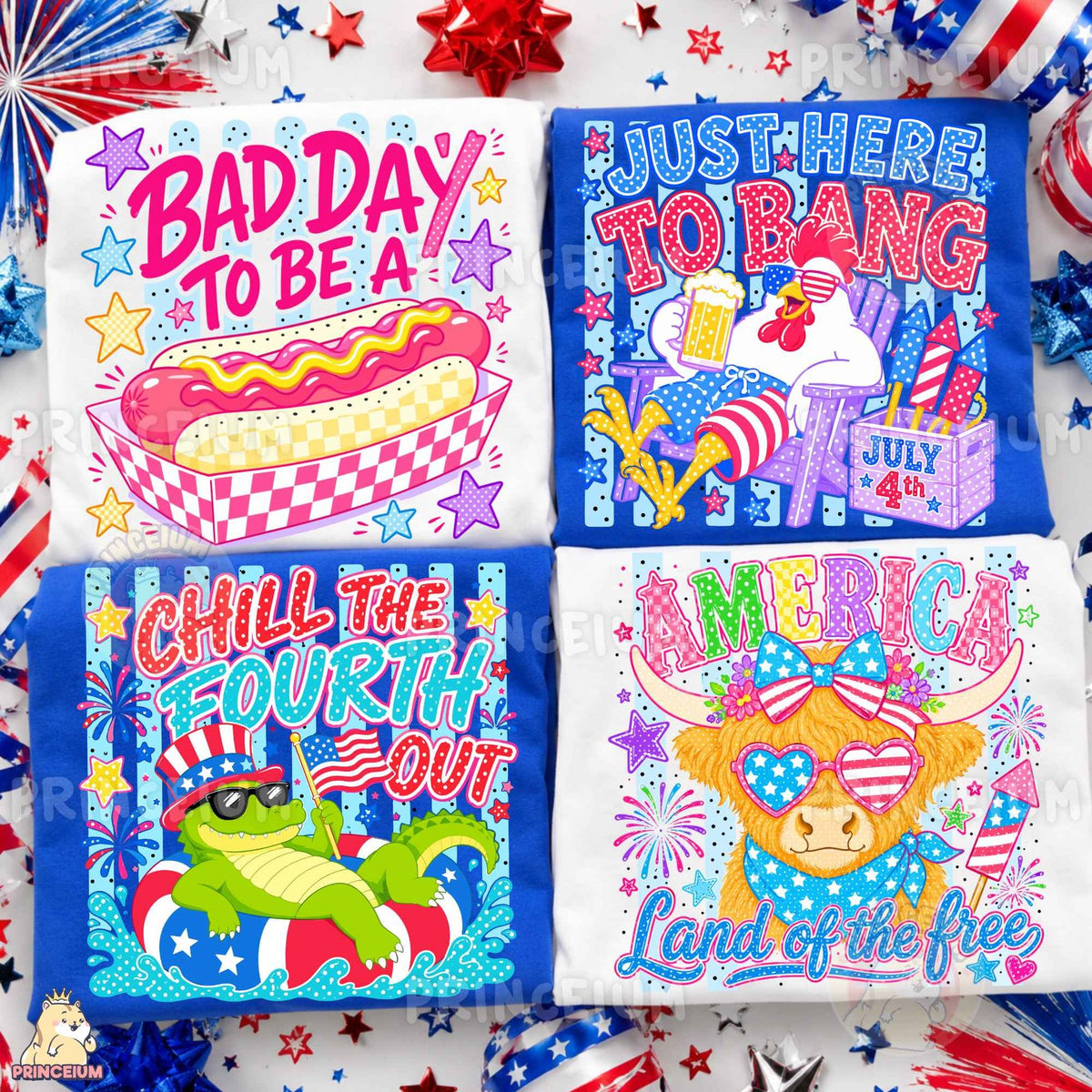 Patriotic Raccoon & Liberty Bubblegum 4th of July Bundle