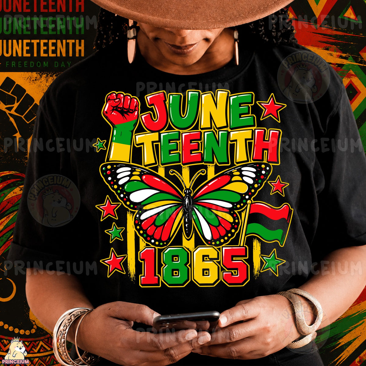Juneteenth 1865 Butterfly