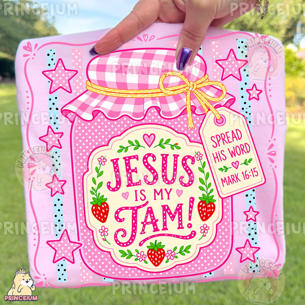 Jesus Is My Jam Strawberry Jar