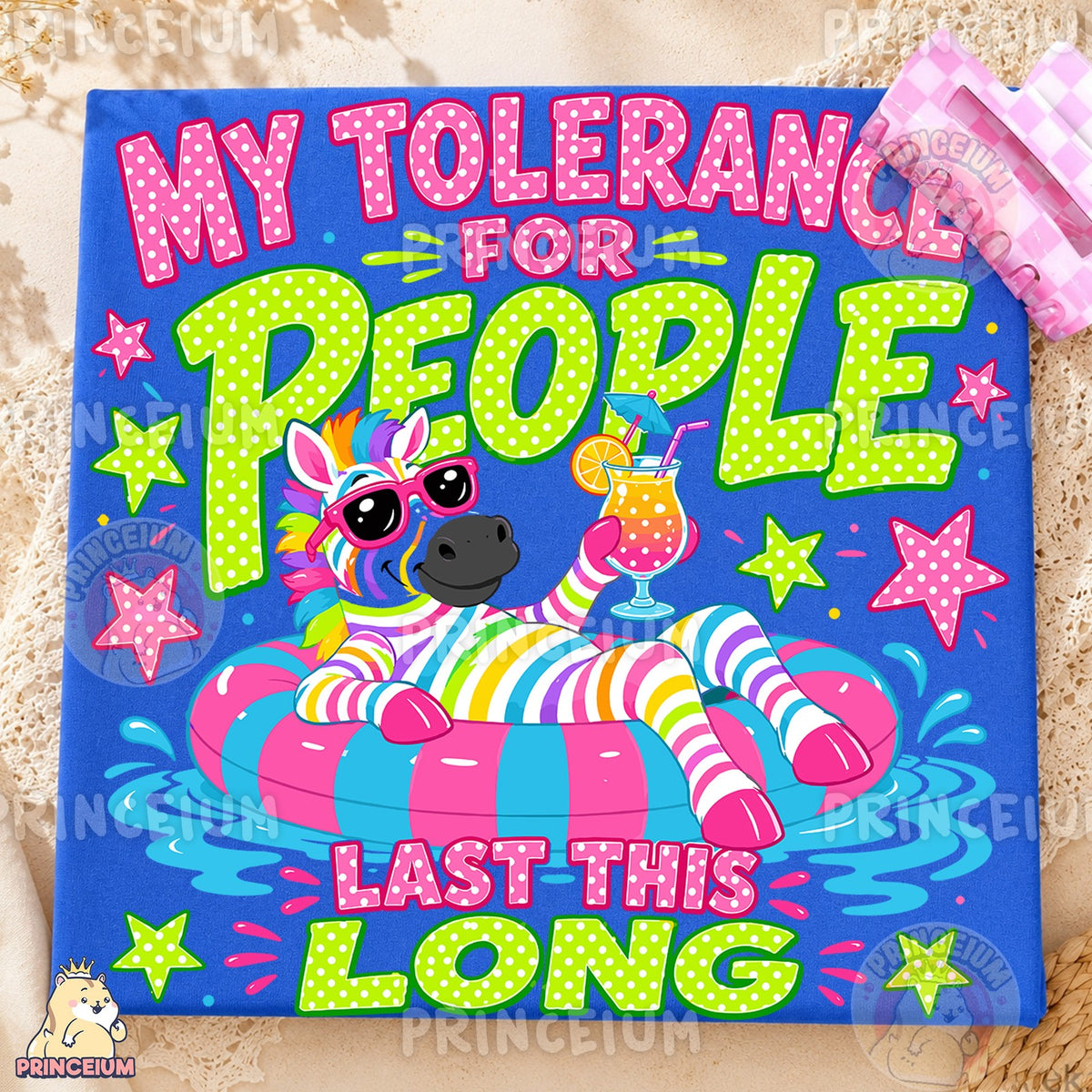 My Tolerance for People Zebra