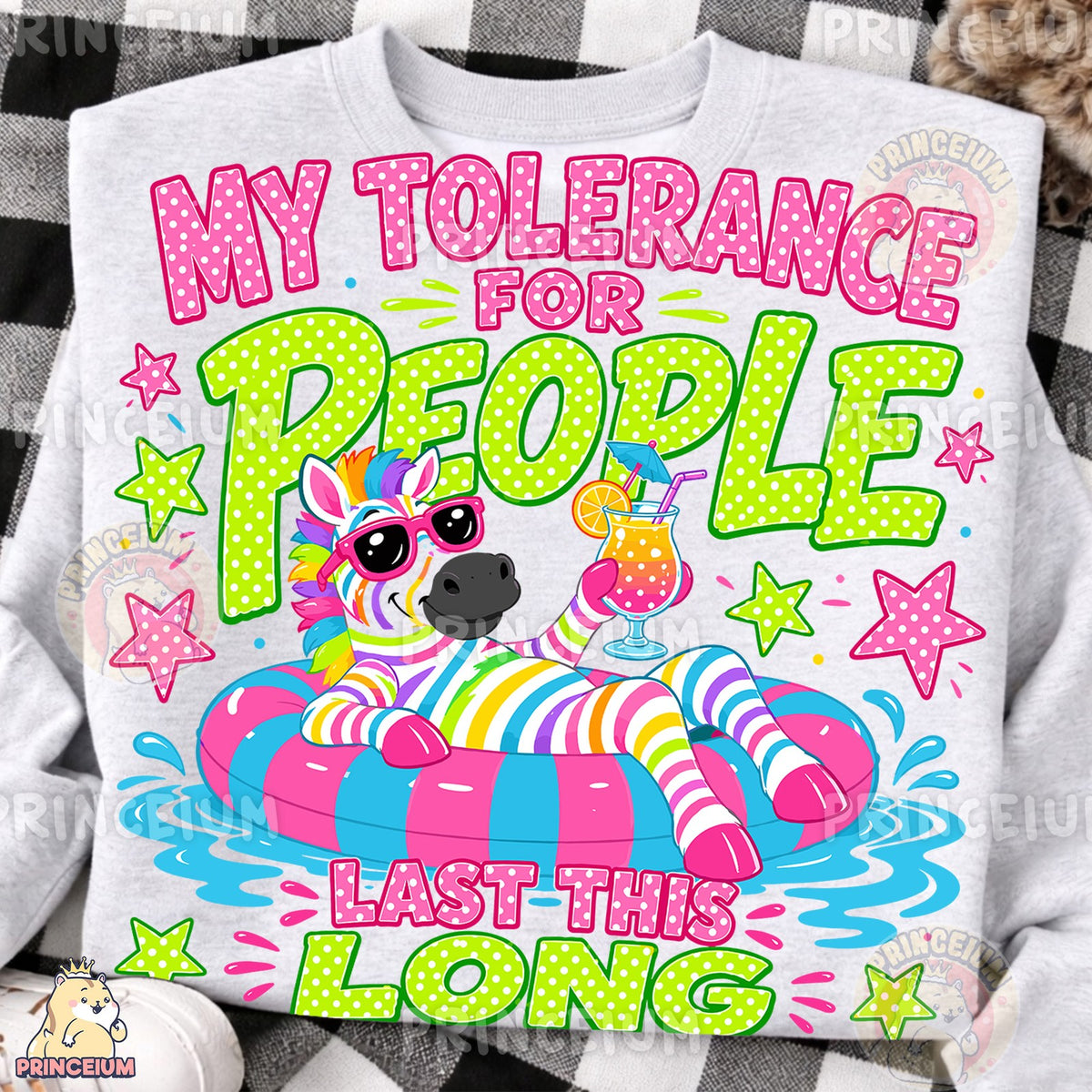 My Tolerance for People Zebra
