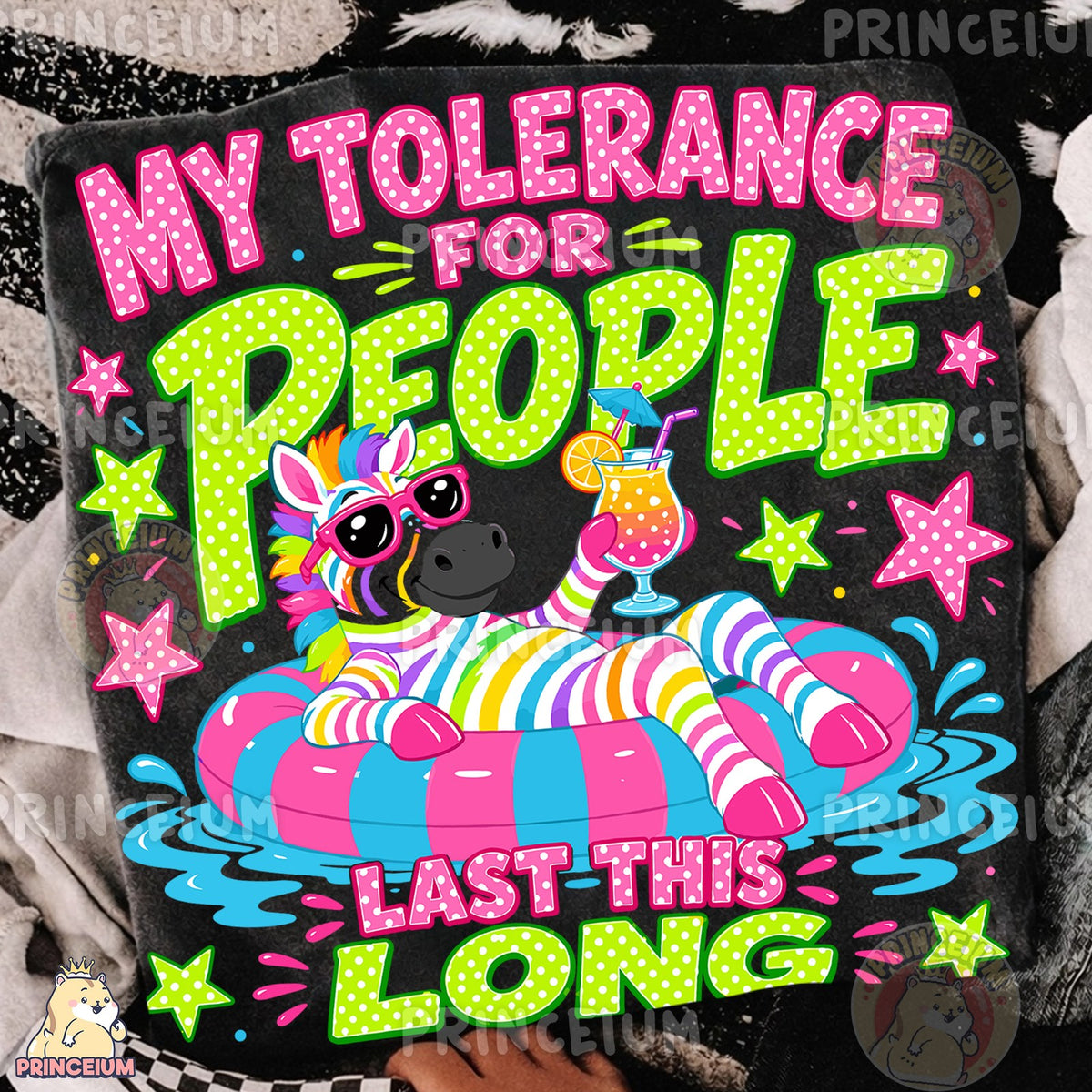 My Tolerance for People Zebra