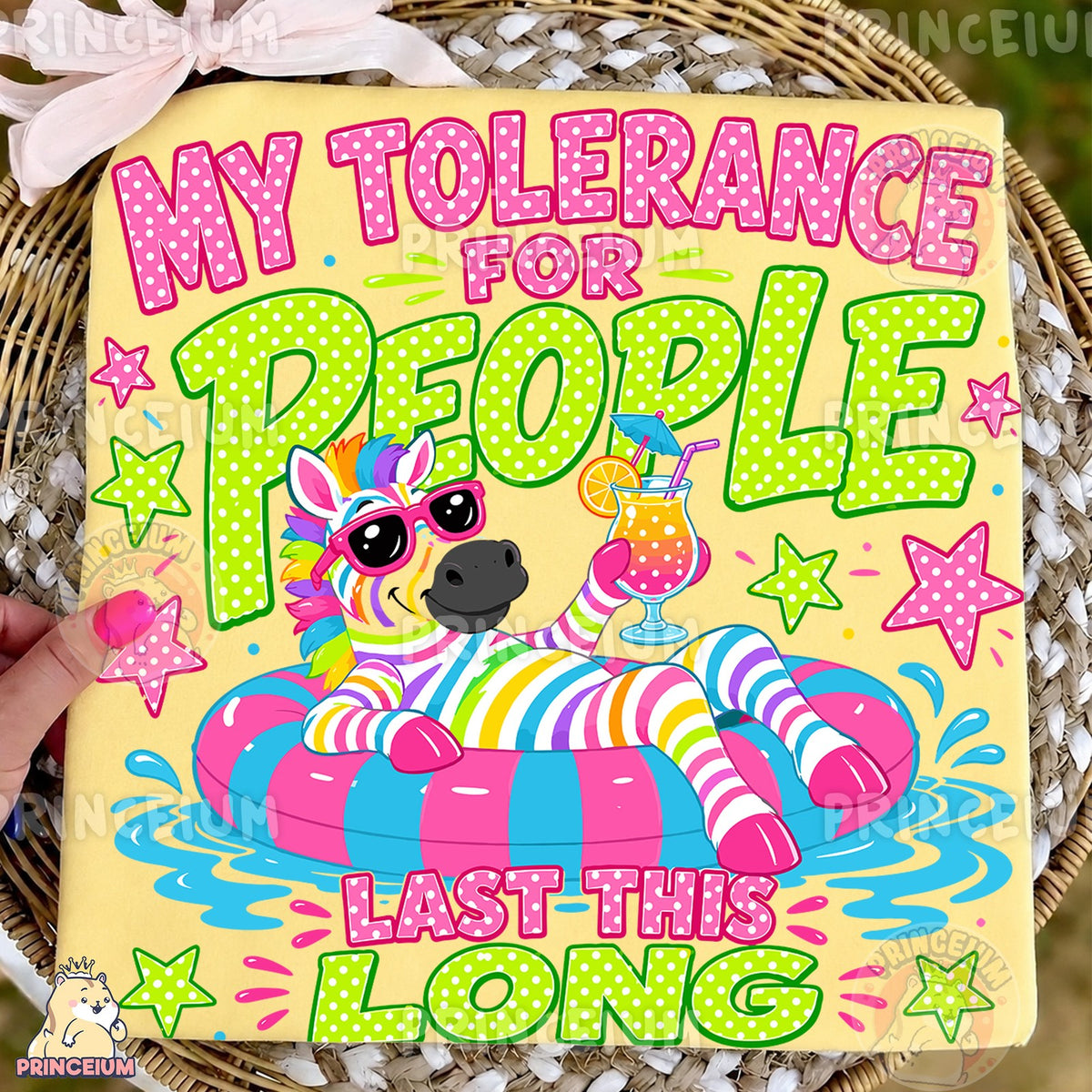 My Tolerance for People Zebra