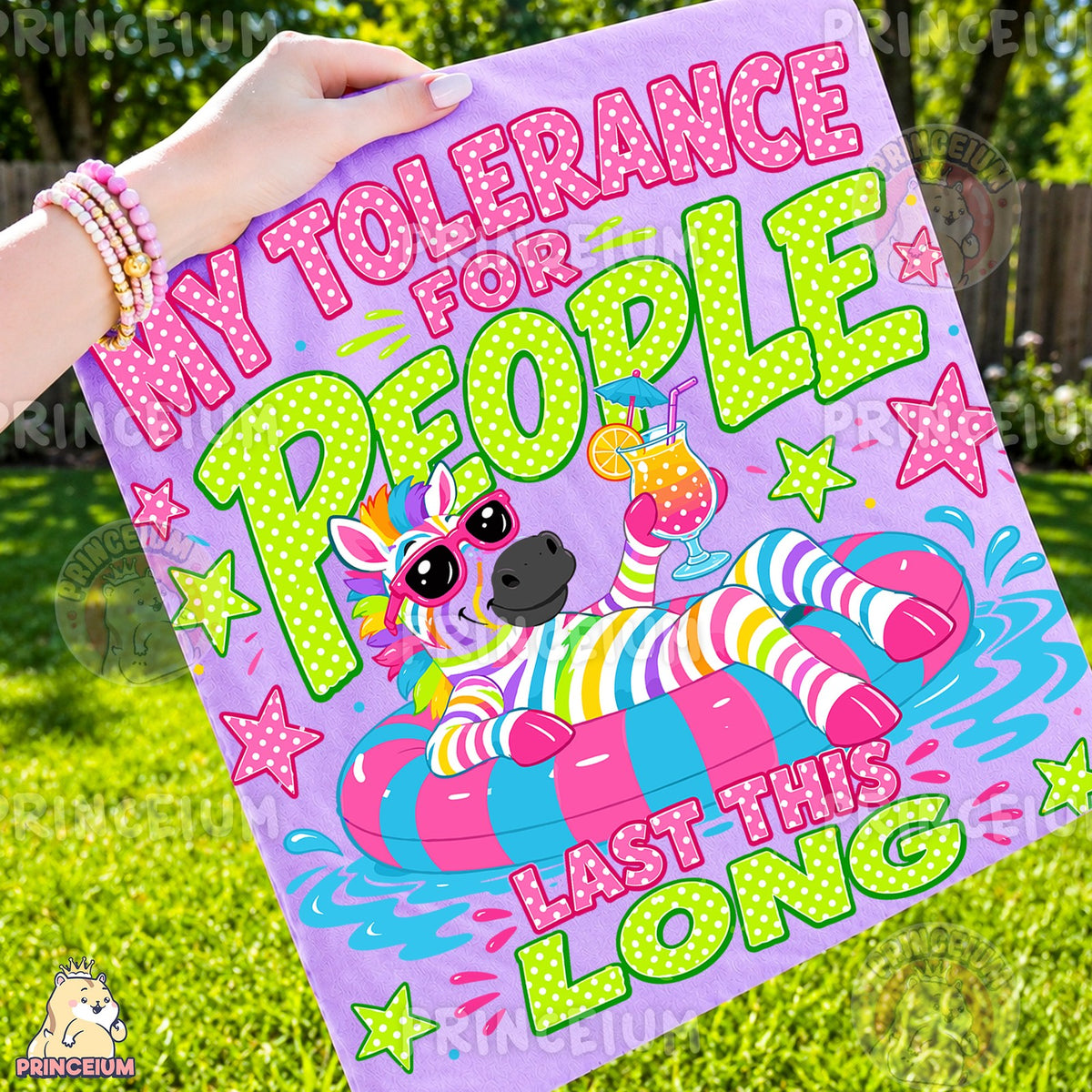 My Tolerance for People Zebra