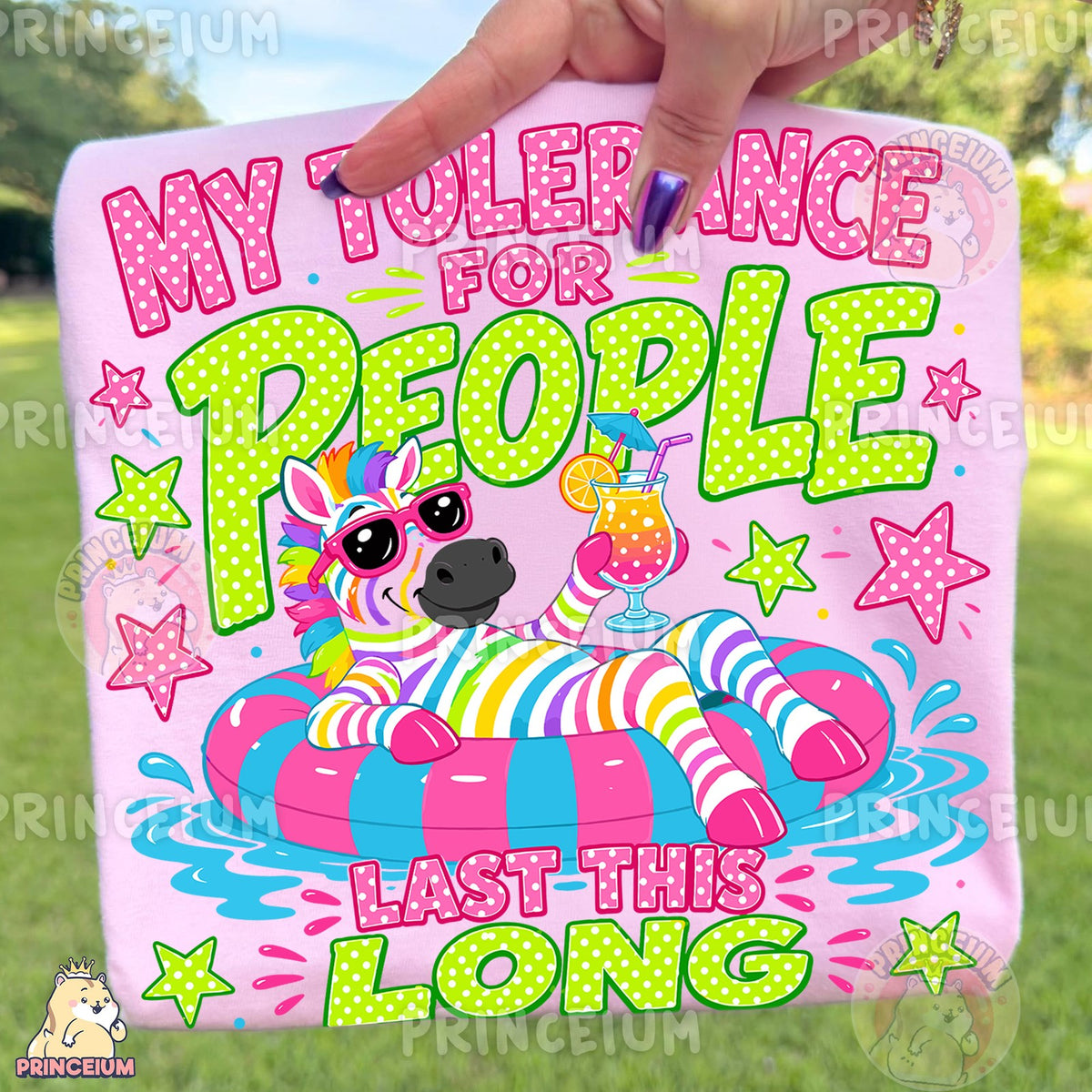 My Tolerance for People Zebra