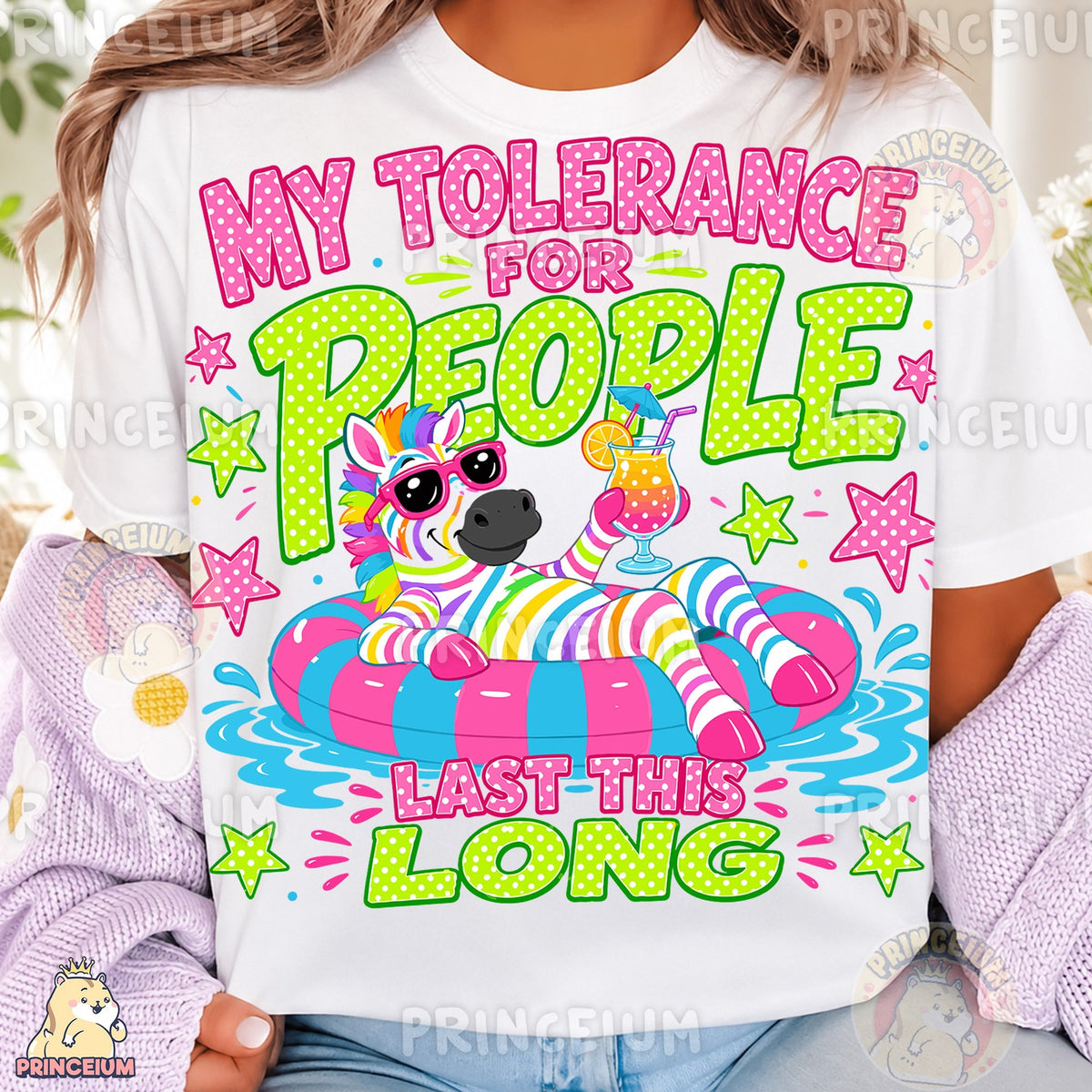 My Tolerance for People Zebra