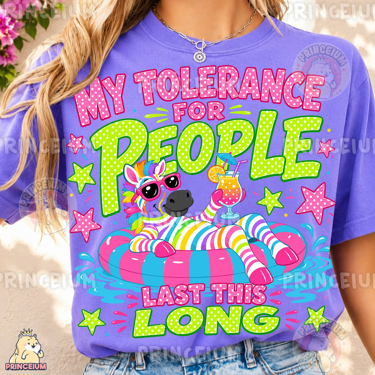My Tolerance for People Zebra