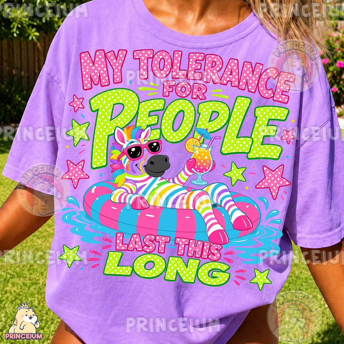 My Tolerance for People Zebra