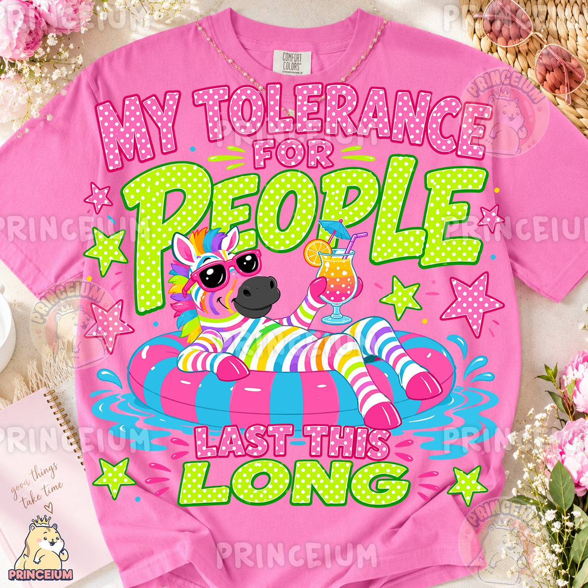 My Tolerance for People Zebra