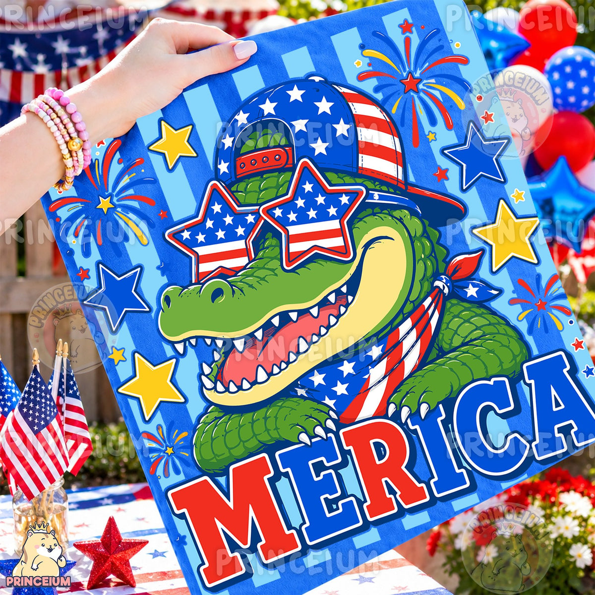 Merica Patriotic Gator