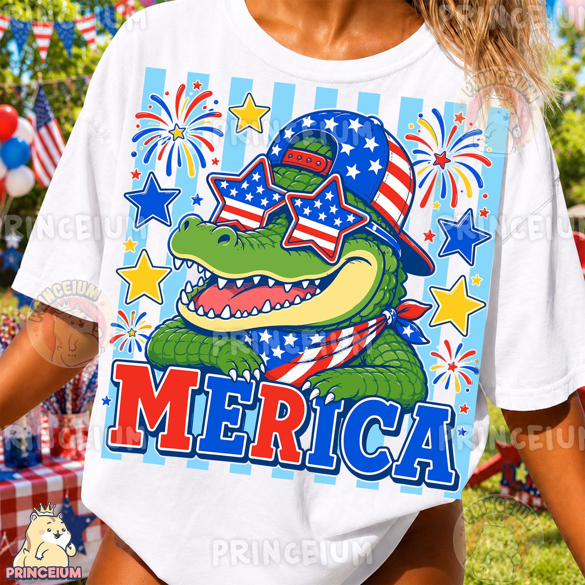 Merica Patriotic Gator