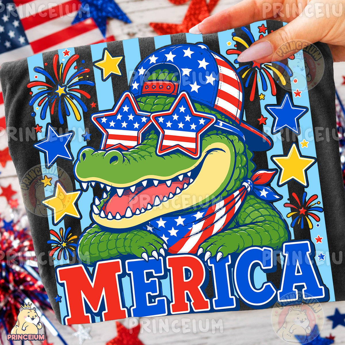 Merica Patriotic Gator