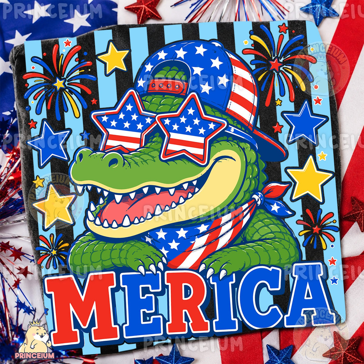 Merica Patriotic Gator