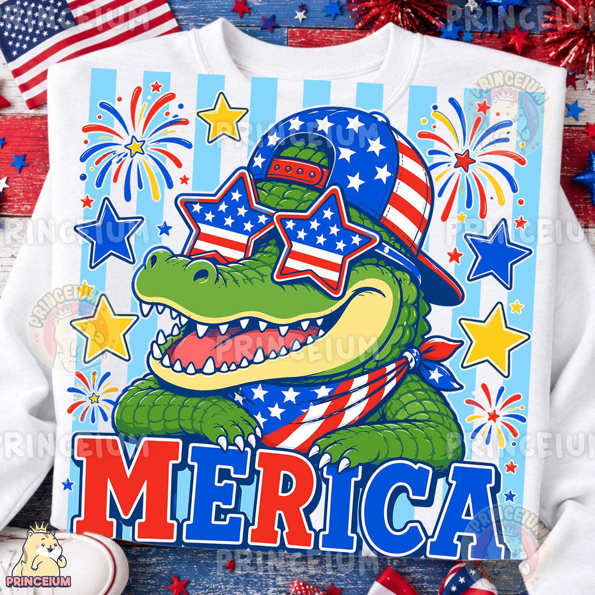 Merica Patriotic Gator