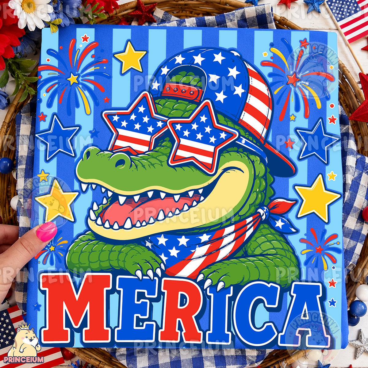 Merica Patriotic Gator