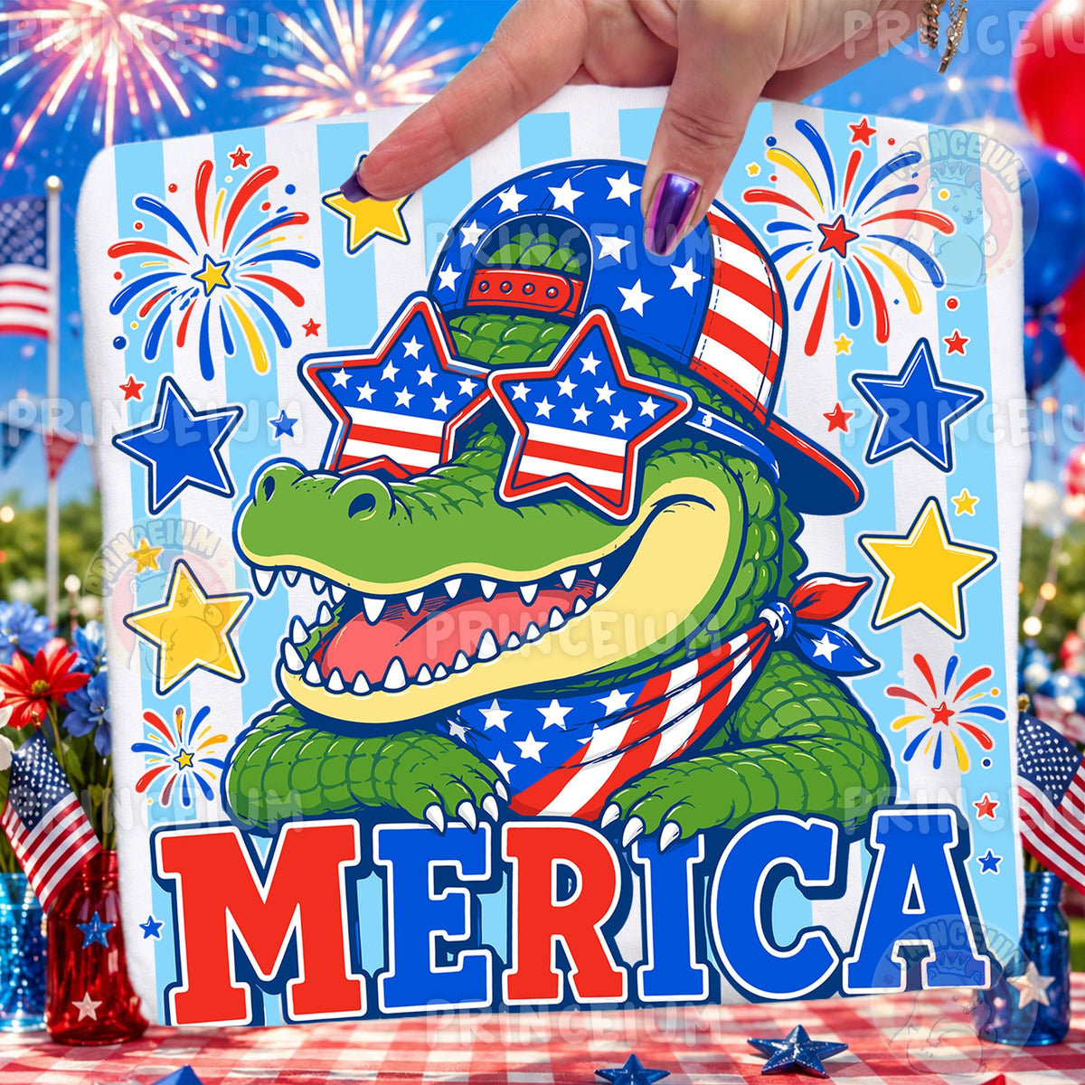 Merica Patriotic Gator