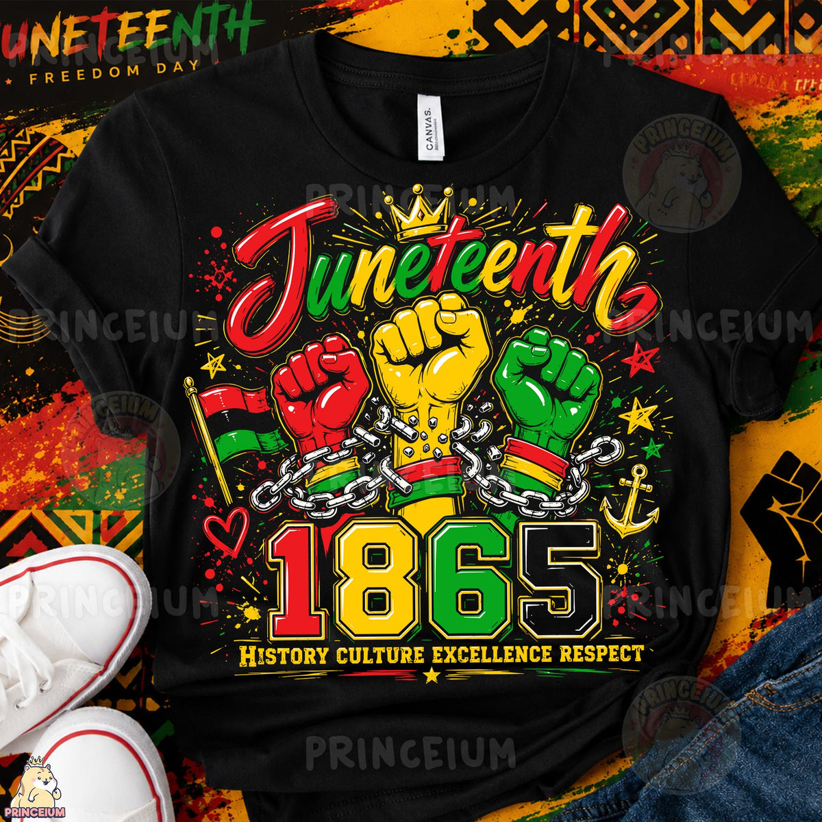 Juneteenth 1865 Freedom Fists
