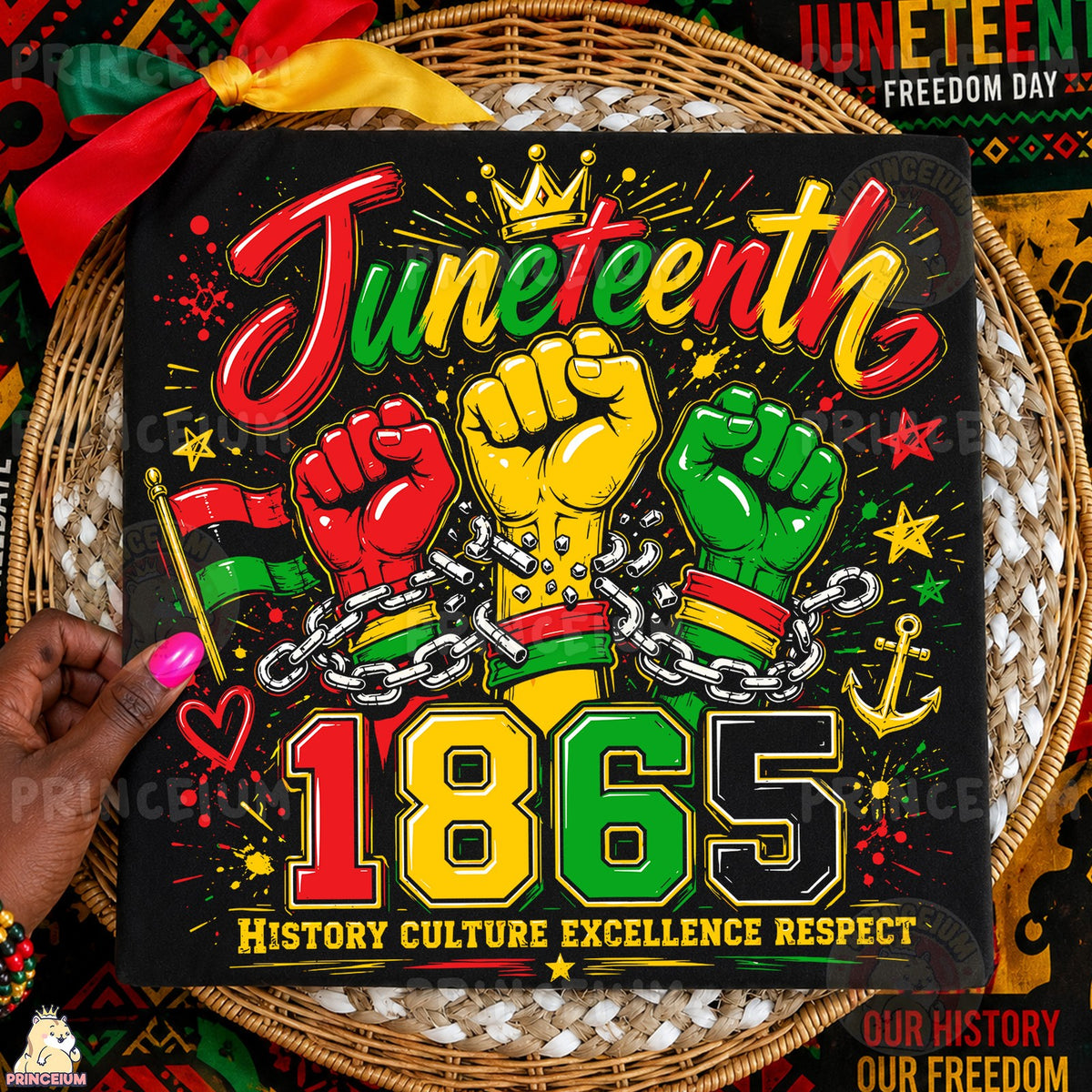 Juneteenth 1865 Freedom Fists