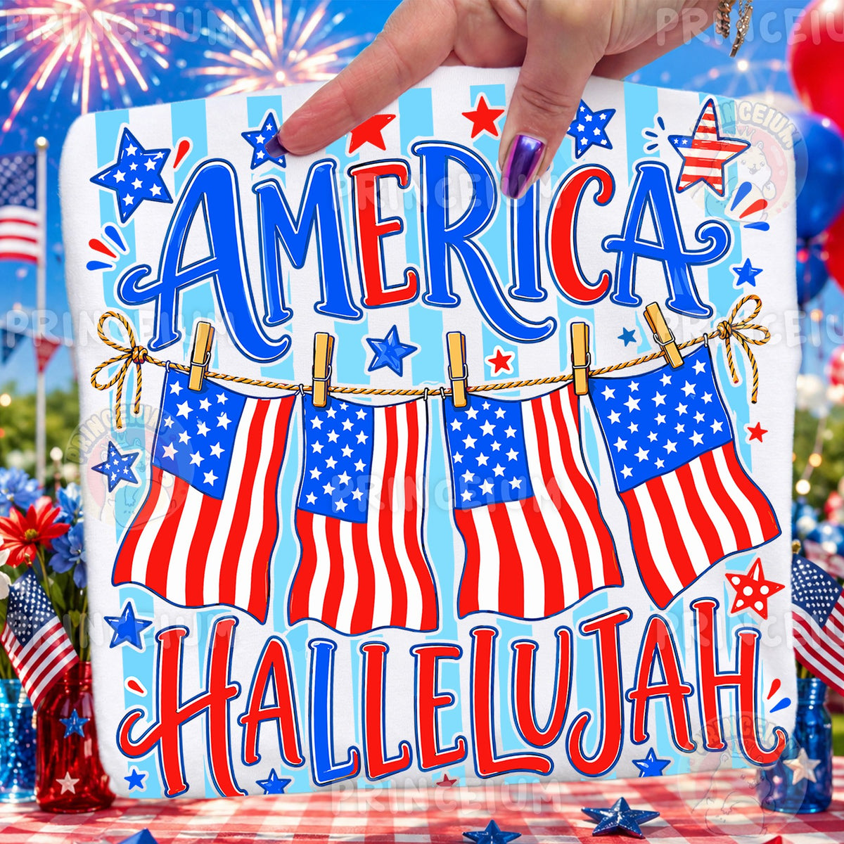 America Hallelujah Flags