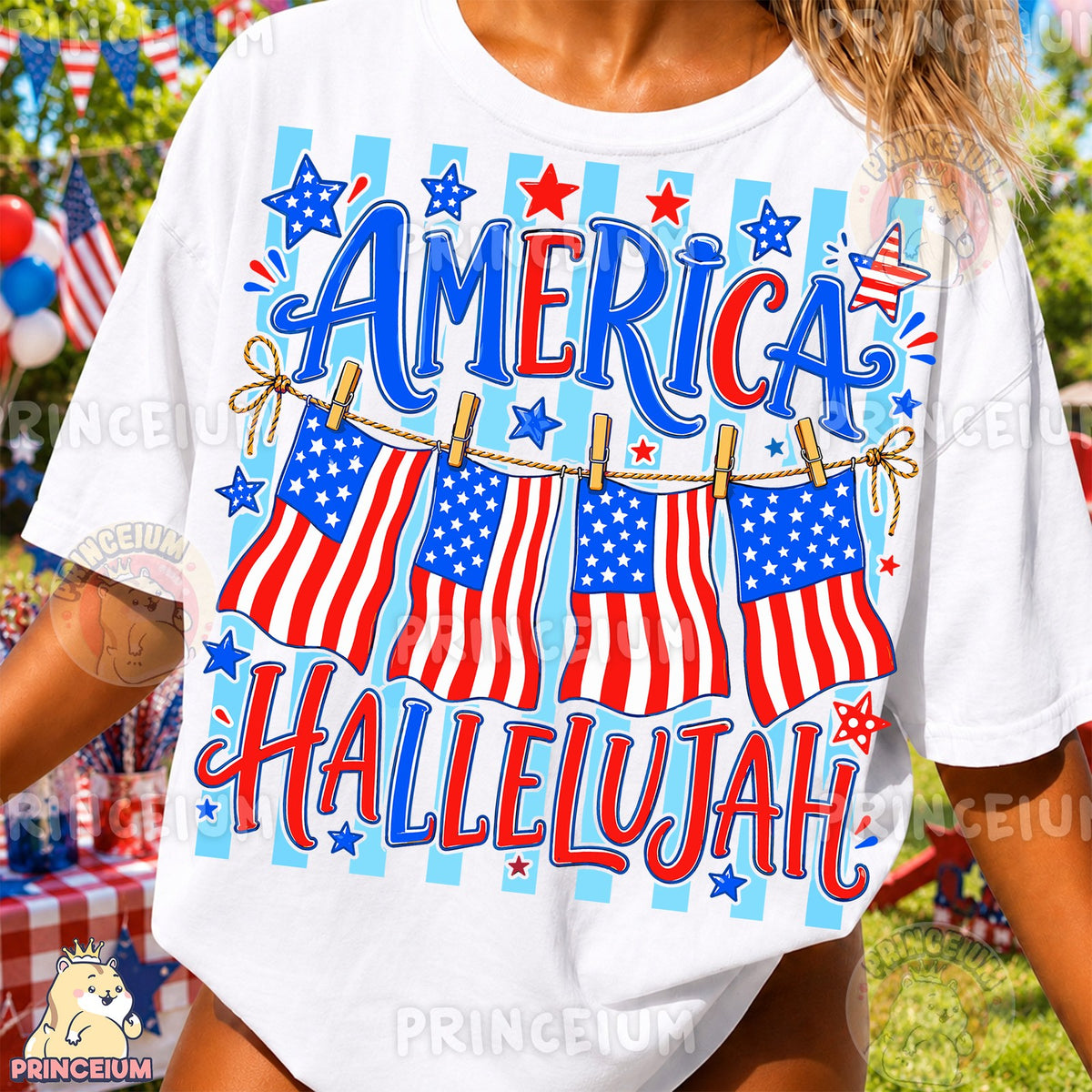 America Hallelujah Flags