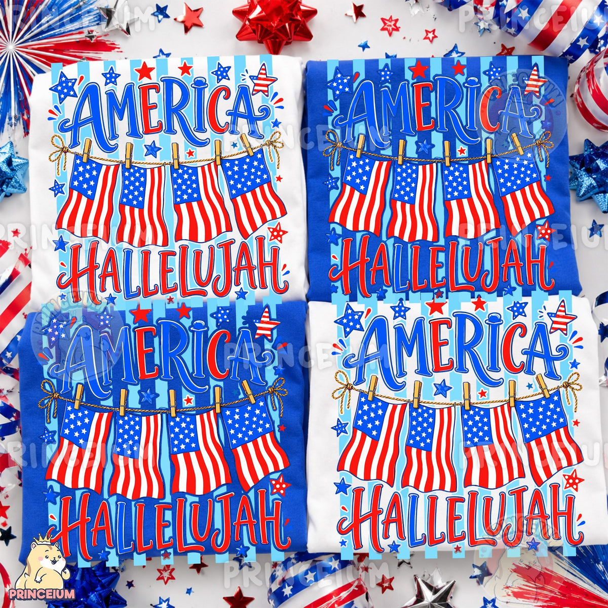 America Hallelujah Flags