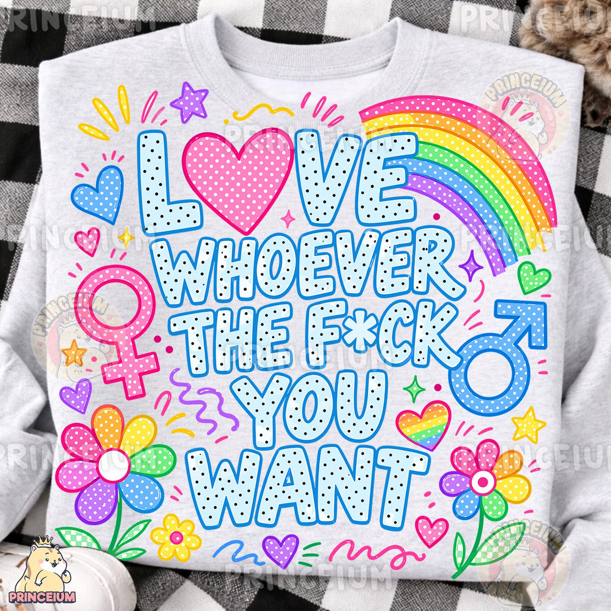 Love Whoever You Want Rainbow Pride