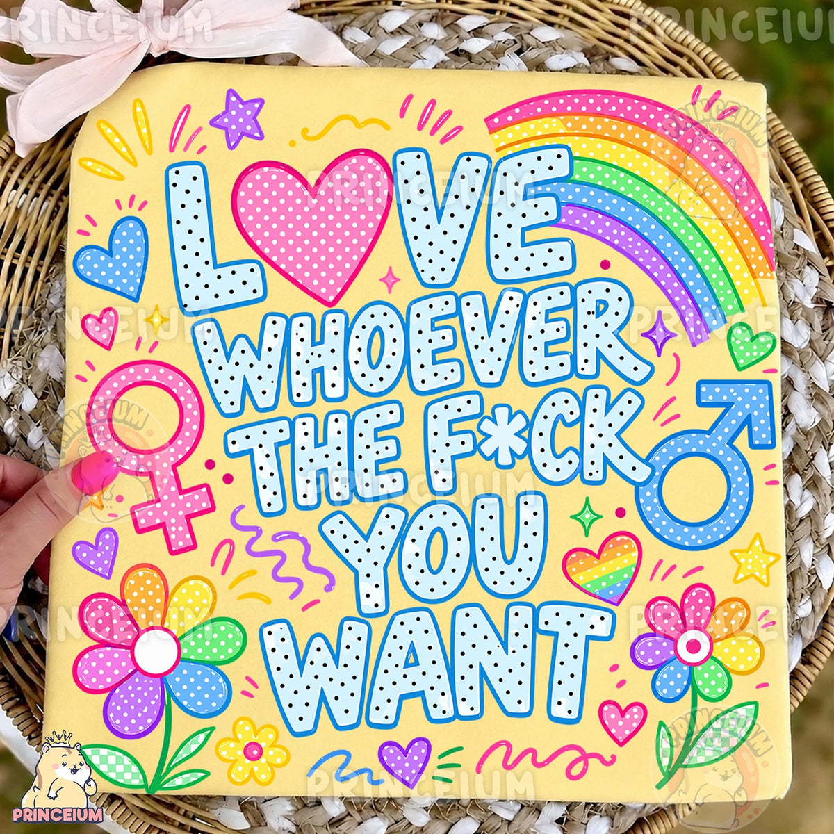 Love Whoever You Want Rainbow Pride