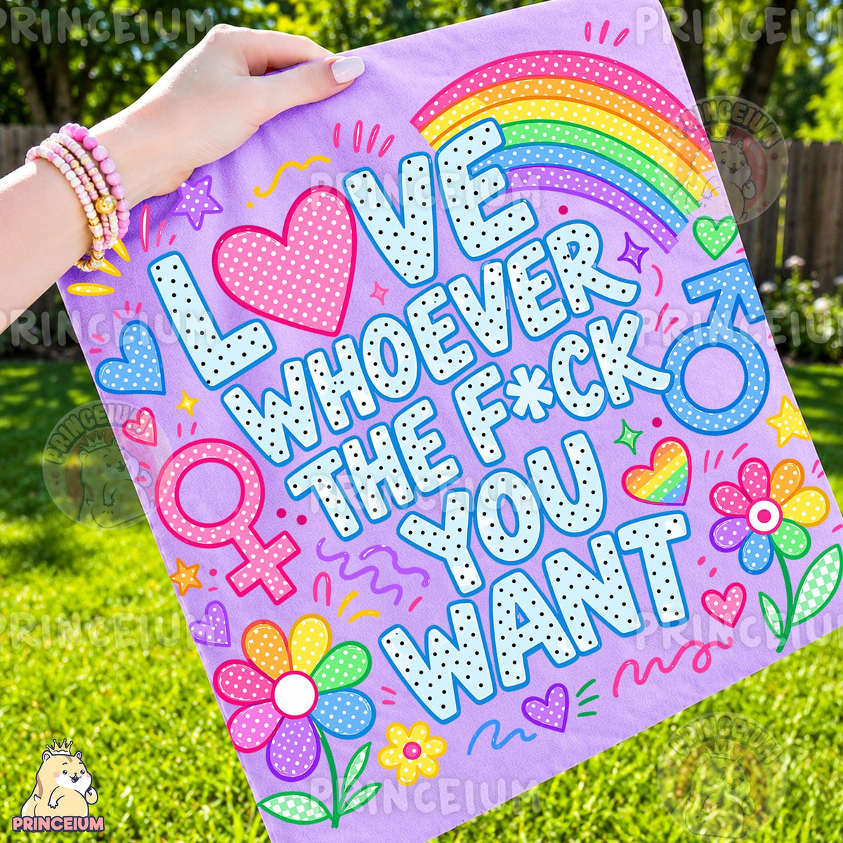 Love Whoever You Want Rainbow Pride